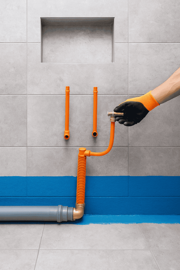 Bathroom Plumbing renovation