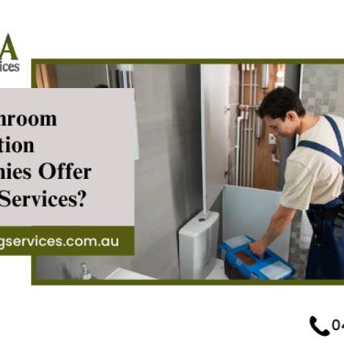 Do Bathroom Renovation Companies Offer Design Services?